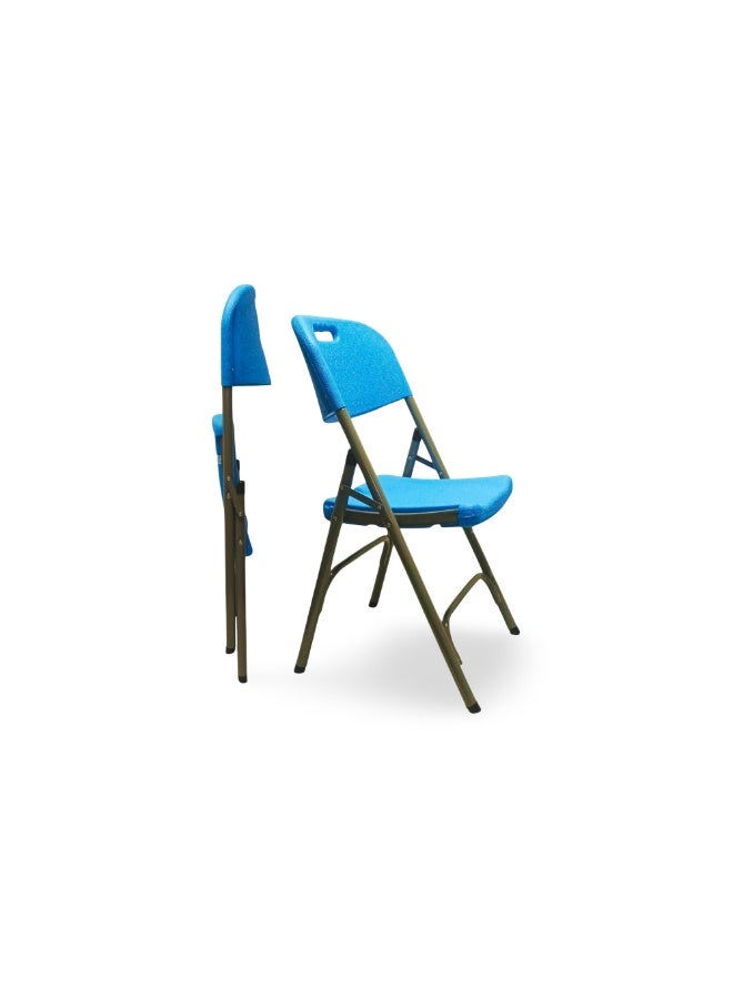 صن بوت كوميرس عبوة من قطعتين من الكراسي القابلة للطي - اللون الأزرق السماوي - Image 1